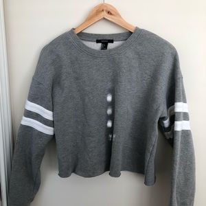 Large Forever 21 cropped sweatshirt